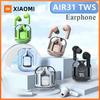 Xiaomi Căști Bluetooth fără fir T2 originale Căști HIFI transparente LED Power Display Digital Căști cu sunet stereo pentru Xiaomi