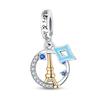 Copper Cross Birthday Stone Silicon Stop Charms Bead Dolphin Horseshoe Pendant For Original Bracelet Women Jewelry