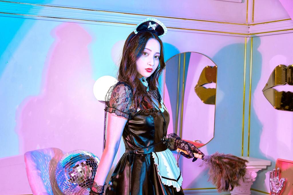 Clearstone Bitter Black Cosplay Halloween Geschirr Maid für schwarze Frauen,