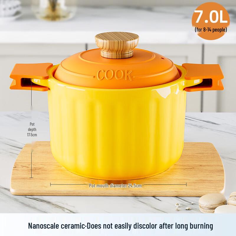 Enamel Pumpkin Soup Pot