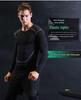 Herren Herbst/Winter Basketball Langarm Fitness Tights - Atmungsaktive, Hochelastische Basisschicht zum Laufen und für Sport