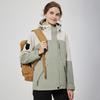 Men Women 3-in-1 Waterproof Windproof Hooded Outdoor Jacket With Removable Fleece Liner Winter Hiking