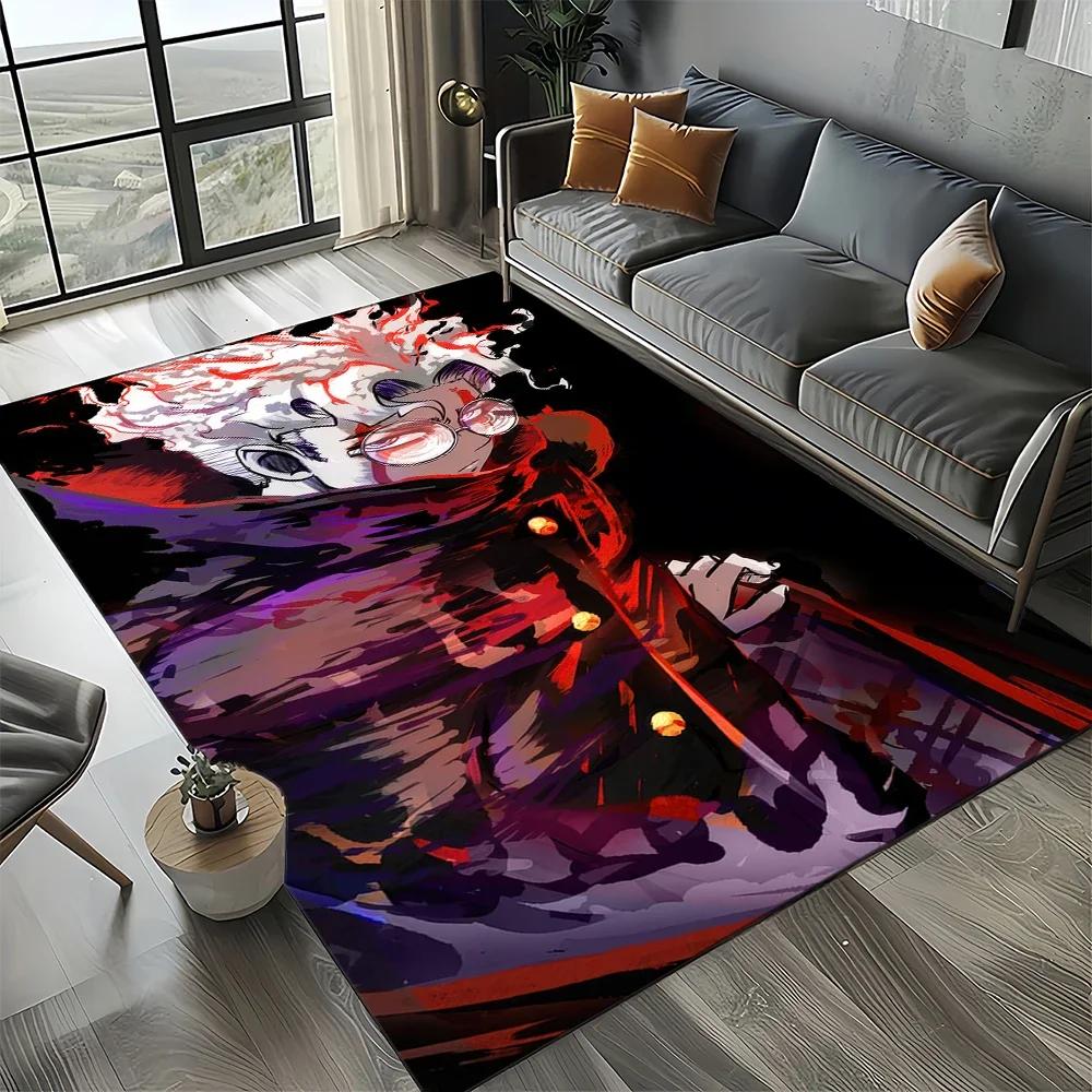 DAN DA DAN Anime Cartoon 3D Carpet Rug for Living Room Bedroom Home Sofa Decoration,Kids Play Non-slip Floor Mat Gift