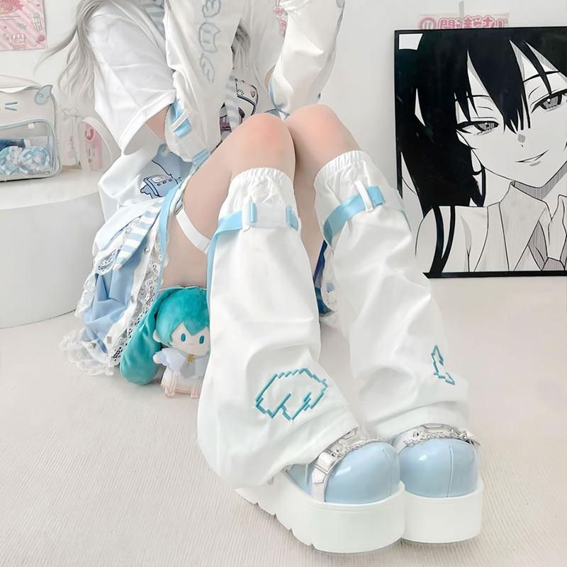 New Fashion Flared Leg Warmers Sweet Lolita Long Socks For Women Girls Cartoon Cute Calf Socks Kawaii Warm Long Socks Gifts