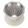 Pour Over Coffee Dripper 304 Stainless Steel Double Layer Octagonal Metal Cone Coffee Maker Filter for Home Travel  