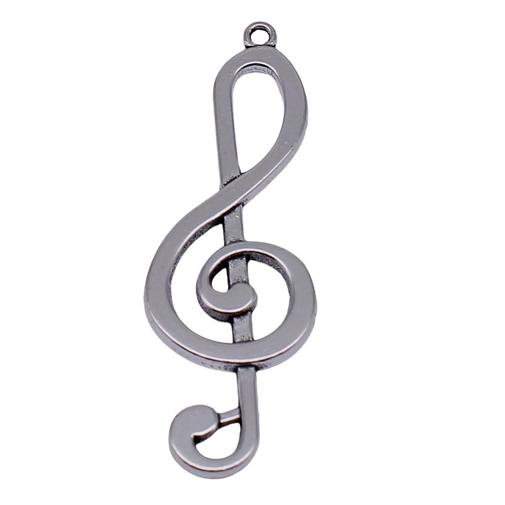 Jewelry Crafts Music Note Charms Alloy Pendants For Concert Collector