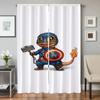 Home Interior Kitchen Curtains for Living Room 2 Pieces Blackout Curtains Door Curtain P-pokemon-n Partition Bedroom Decoration