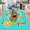 1pc Scoobydoo Zombie Island Carpet for Playroom Bedroom Living Room Sofa Home Decor,kids Game Area Rug Non-slip Floor Mat Y826117