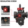NIBBI 2T 4T Vergaser PE17 19 22 24 26 28mm Flansch Motorradmotor mit Vergaserdüsen für YAMAHA KAWASAKI SUZUKI Crossbike