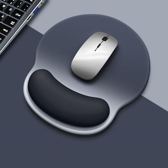 Mouse Pad with Wrist Support Ergonomic Design Non-Slip Base Waterproof Wear-Resistant Gaming Mouse Mat
