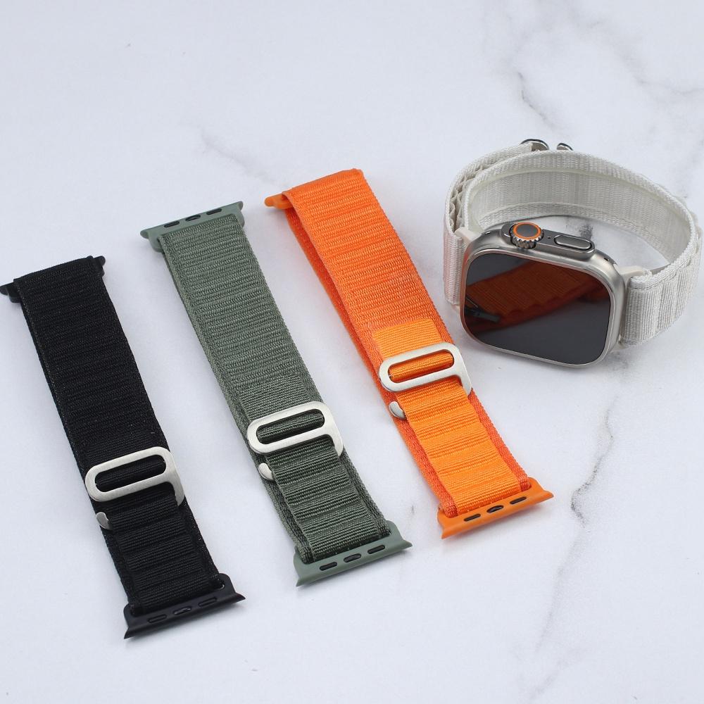 Watch Strap for Apple Watch Series 10 42mm/9 8 7 41mm/SE (2023) SE (2022) SE 6 5 4 40mm/3 2 1 38mm Nylon Watch Band Plastic Buckle
