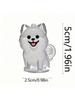 1pc Pet Breed Design Pet Hair Storage Keychain, Dog Breed Keychain Keepsake, Multifunctional Pet Memorial Pendant, Hair Storage