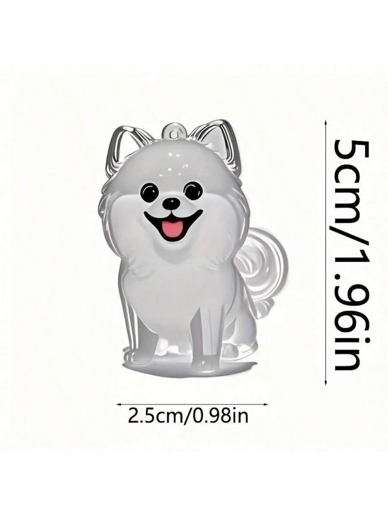 1pc Pet Breed Design Pet Hair Storage Keychain, Dog Breed Keychain Keepsake, Multifunctional Pet Memorial Pendant, Hair Storage