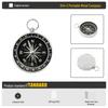 McVeigh G44-2 Aluminum Alloy Compass Keychain for Outdoor Use