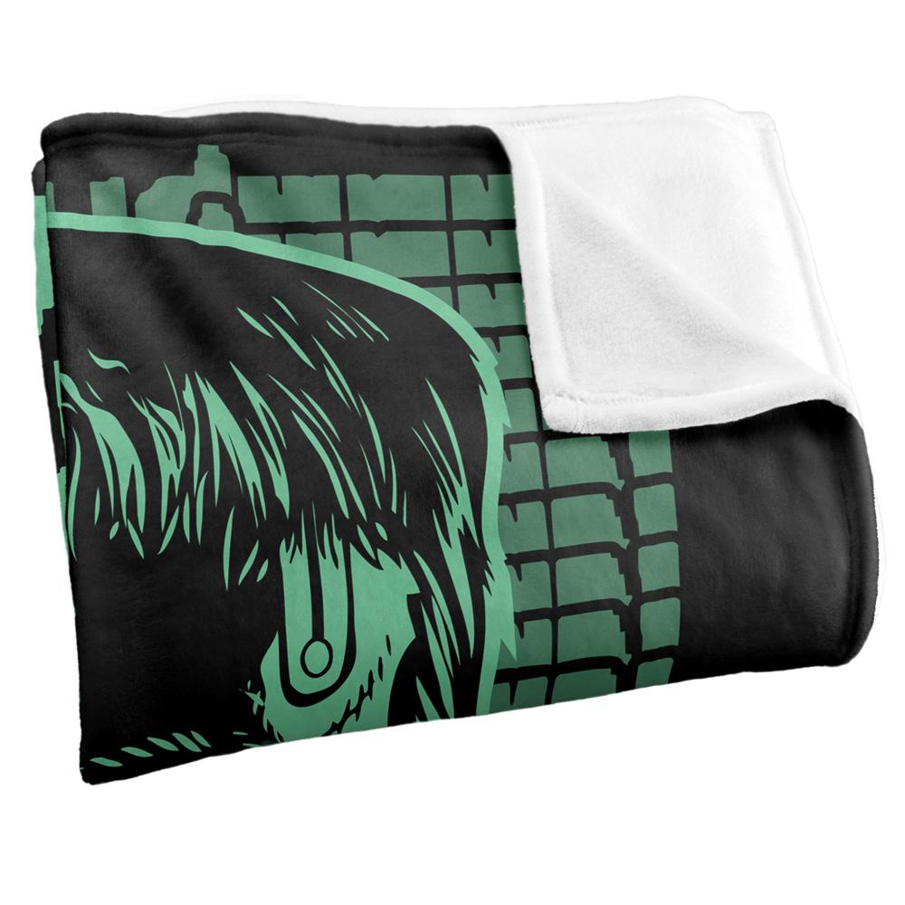 Universal Monsters Neon Frankenstein Blanket