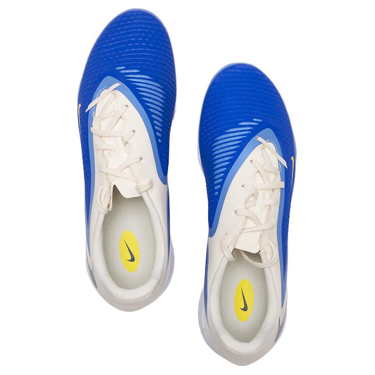 Nike Phantom 6 Abrasion Resistant Soccer Shoes Men's Blue Sneakers HQ2327-400