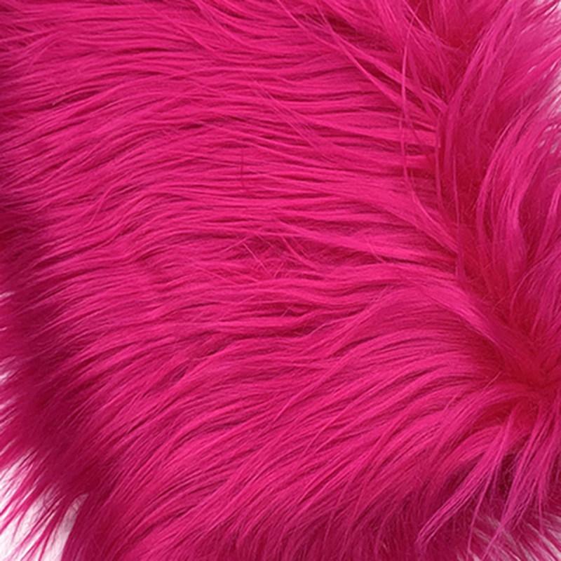 50/100cm Colorful Faux Fur Fabric Imitation Plush Cloth for Patchwork Sewing Material DIY Doll Beard Hair Chair Decorative Cover