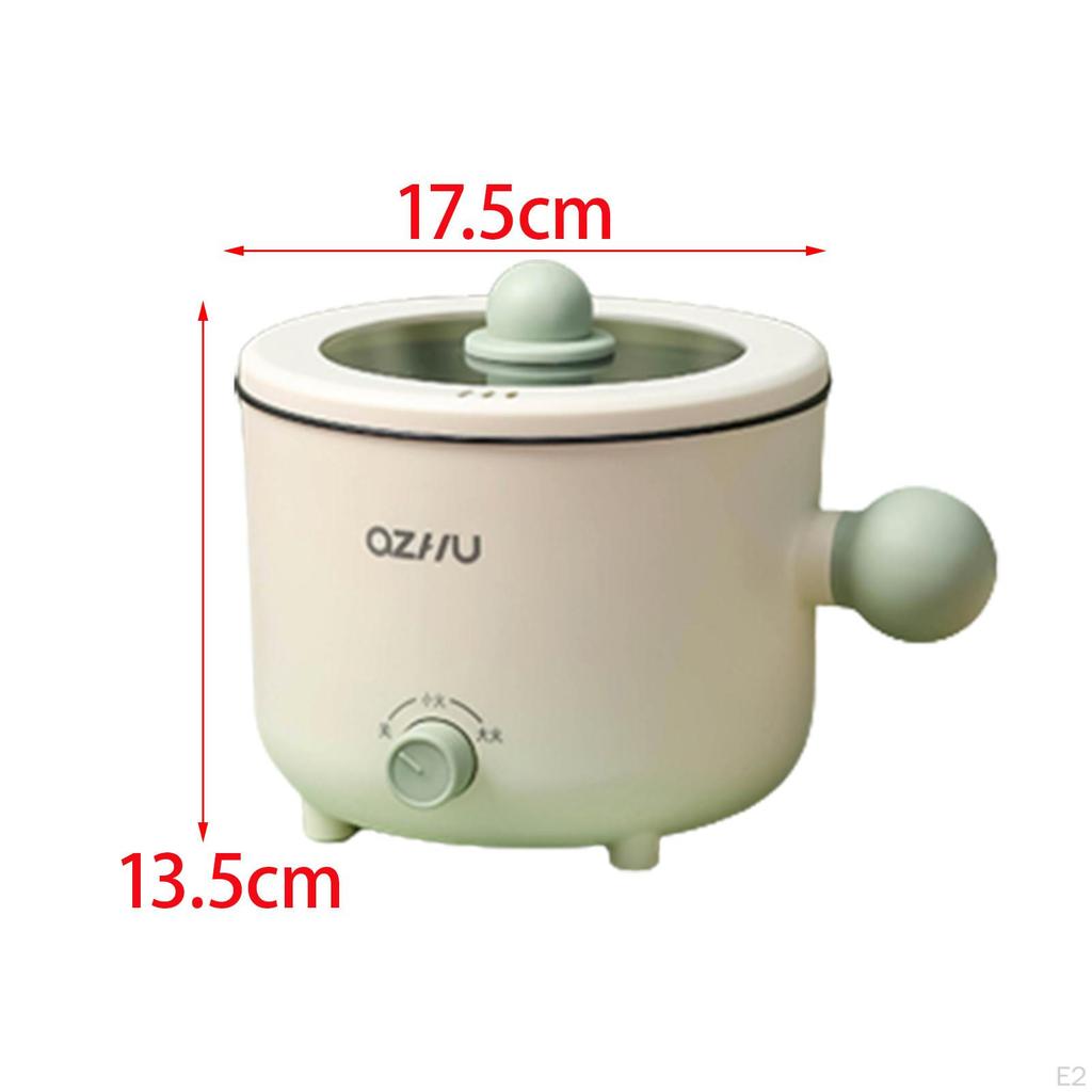 Electric Cooking Pot, Rice Cooker, Nonstick 2 Gear Noodles Portable