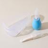 Aspirateur Nasal Bébé Nettoyeur de Mucus Bébé Pince à Crottes Type à Pression Manuelle Anti-Reflux Ensemble de Nettoyage Congestion Nasale
