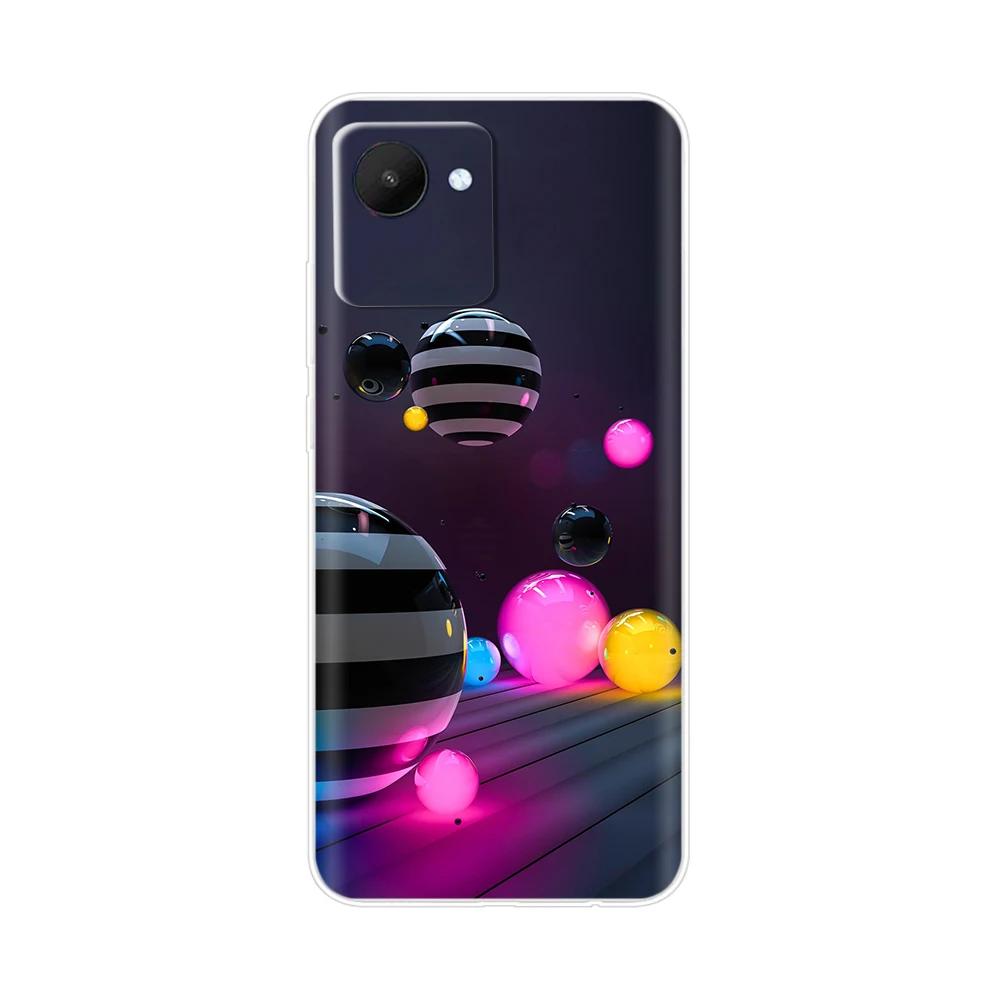 Etui Torba na Telefon Komórkowy Do Realme C30 Etui RealmeC30S Pokrowiec Do OPPO Realme C30S C30 s RealmeC30 Miękki Przezroczysty Silikonowy Tylny Pokrowiec