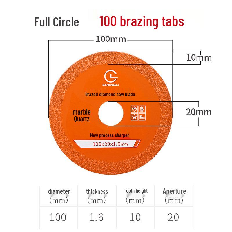 Sintered Stone Ultra-Thin Diamond Saw Blade for Marble (100/106/110/350)