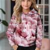 Children's Fashionable Printed Hooded Sweatshirt Casual Sportswear