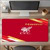 Custom Name Liverpool Football Club Theme Mouse Pad Non Slip Rubber Base Multifunctional Office Home Decor Perfect For Workspace Personalization