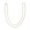 Gliederkette, Gold, 50cm, 2x3mm, 1 Stk.