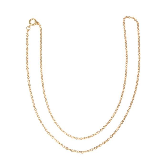 Gliederkette, Gold, 50cm, 2x3mm, 1 Stk.