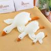Plush White Goose Sleeping Pillow Stuffed Animal Doll for Baby Hotel Toy
