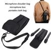 Durability Microphone Protective Case With Shoulder Strap For Microphones Secure Transport And Dustproof Storage Holder