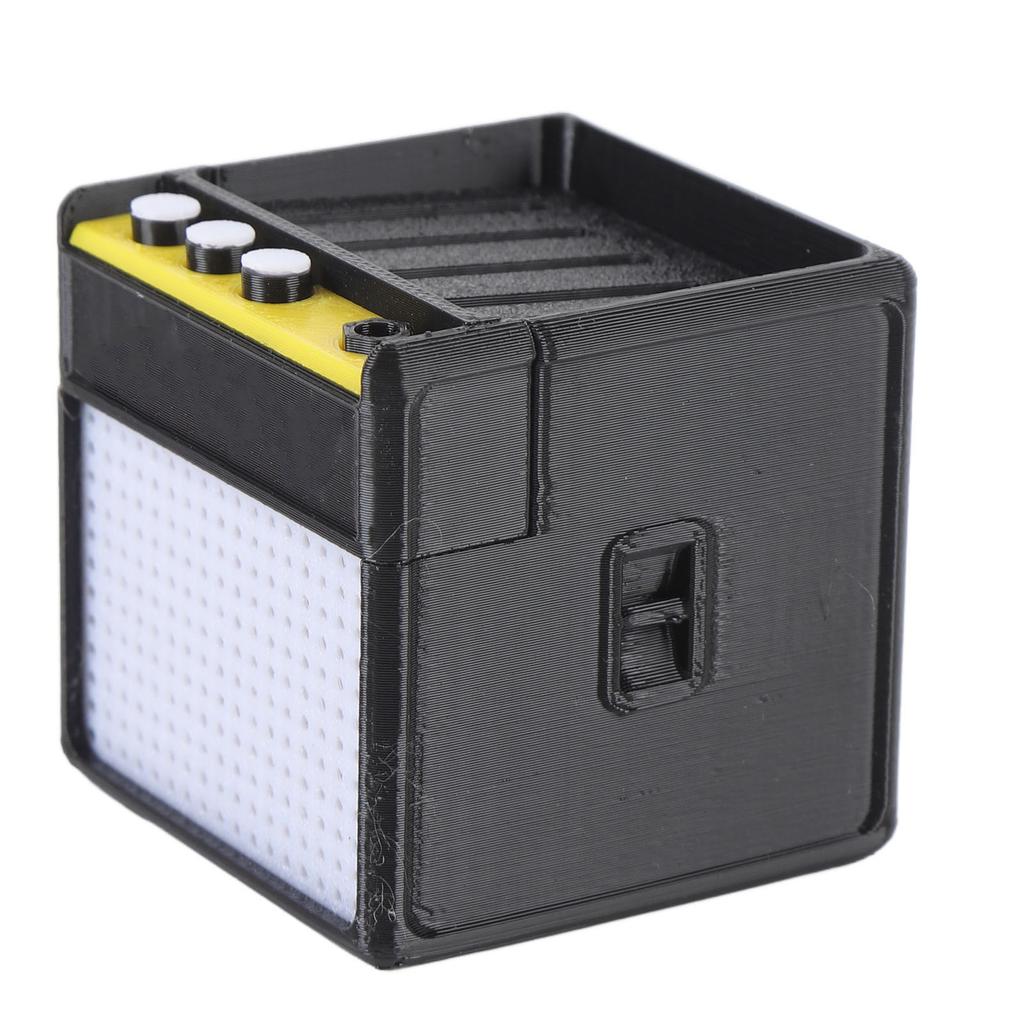 Gitarrenplektrum-Displayhalter Retro PLA-Material 3D-Druck Gitarrenplektren Aufbewahrungsbox Plektrumhalter Für Gitarristen Musikliebhaber