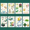 Ramadan Temporary Tattoo Moon and Star Decorative Stickers Eid Mubarak Party Gifts Eid Al Fitr Dress Up Accessories