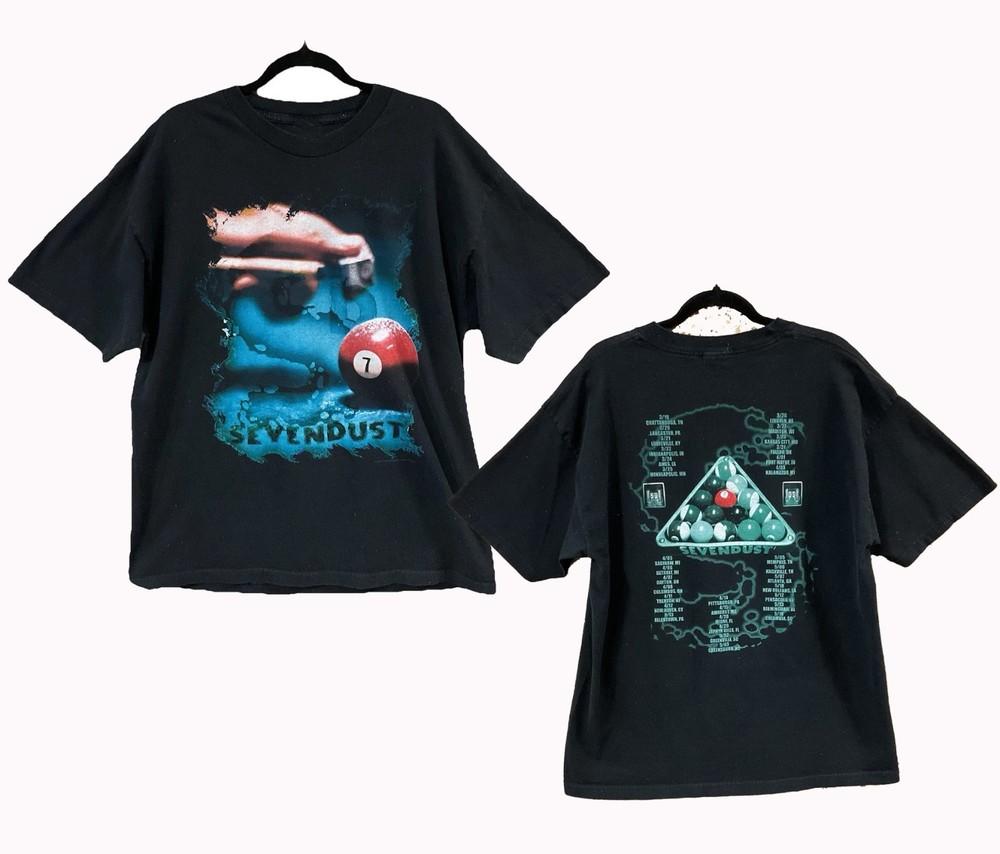 2 Sides 2000 Tour Sevendust Band America Shirt Black Unisex S-5XL 1J0355 Unisex T-Shirt XL