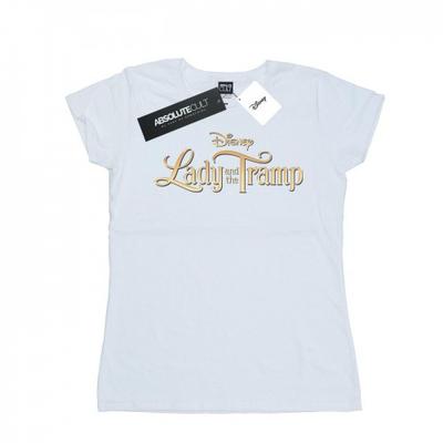 Womens/Ladies Lady And The Tramp Classic Logo Cotton T-Shirt