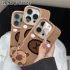 Phone Case: 2D flat lambskin suitable for iPhone 18, 17, 16, 15, 14, 13 Pro film protection case, close-up of face, Christmas and Halloween gift