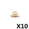 US Soviet British Soldier Figures Helmet M1ssh40 M3 Beret Military Accessories Building Blocks Toys For Children J004