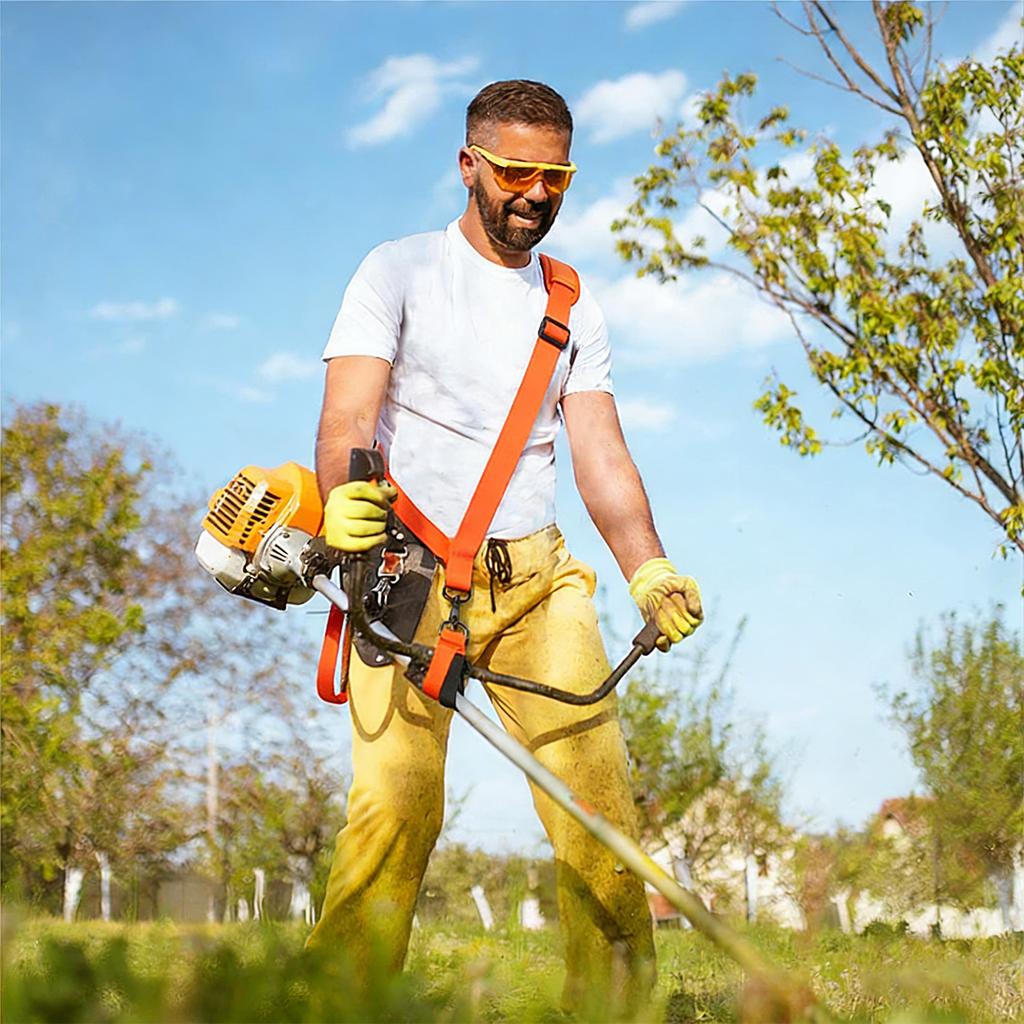 2pcs Adjustable Universal Trimmer Shoulder Strap Nylon Side Back Shoulder Harness for Gas Lawn Mowers & Garden Tools Accessories