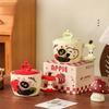 Personalized Cute Apple Cat Mug Household Lid Couple Ceramic Cup Office High Looking Girl Water Cup