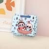Cartoon multi-color canvas women's sanitary napkin storage bag, aunt handkerchief bag, sanitary cotton storage bag CLE