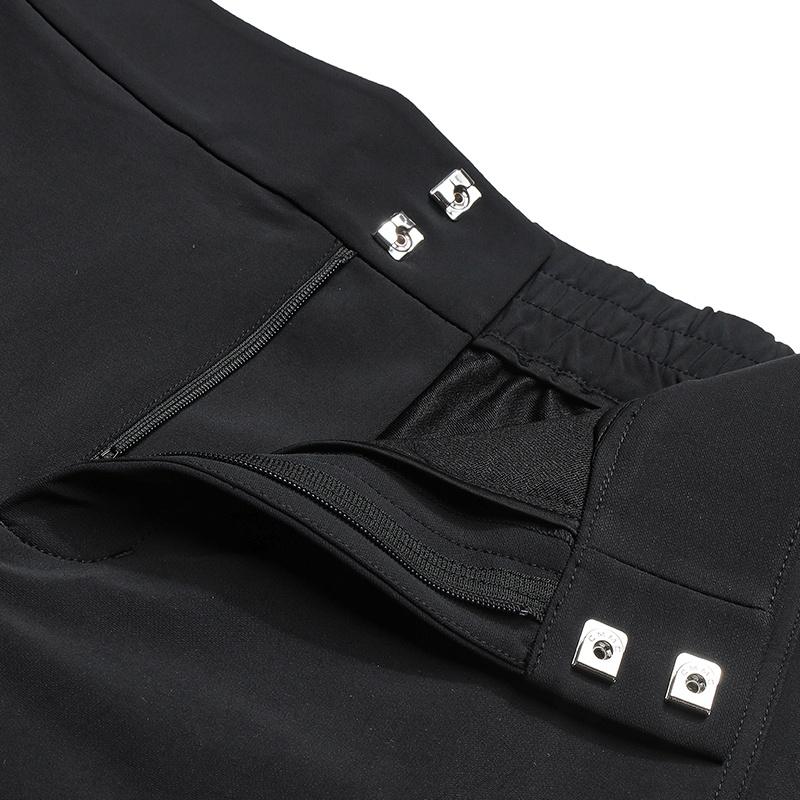 Fila By Naoki Takizawa Fashionable Versatile Slim Elegant Daily Comfortable Woven Casual Long Pants Women Bottoms Black F11W542801FBK