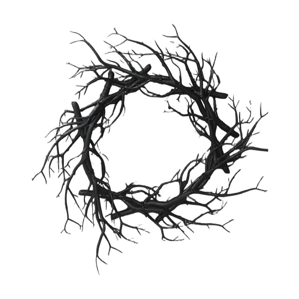 Holiday Wreath Withered Branches Horror Atmosphere Wreath Decoration Wreath Door Hanging Wall Hanging