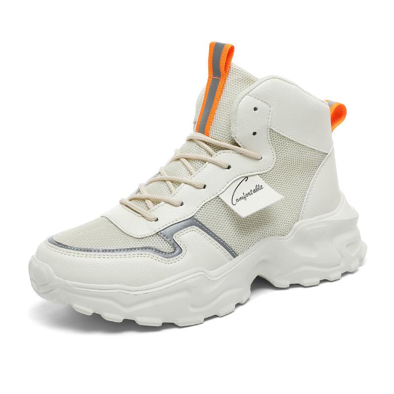 2026fashi Men's Hightop Dad Shoes Students Boys Walking Casual Boots Autumn Spring Sports Running Travel Sneakers
