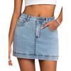 Woman Casual And Fashionable High Waisted Denim Short  Jean