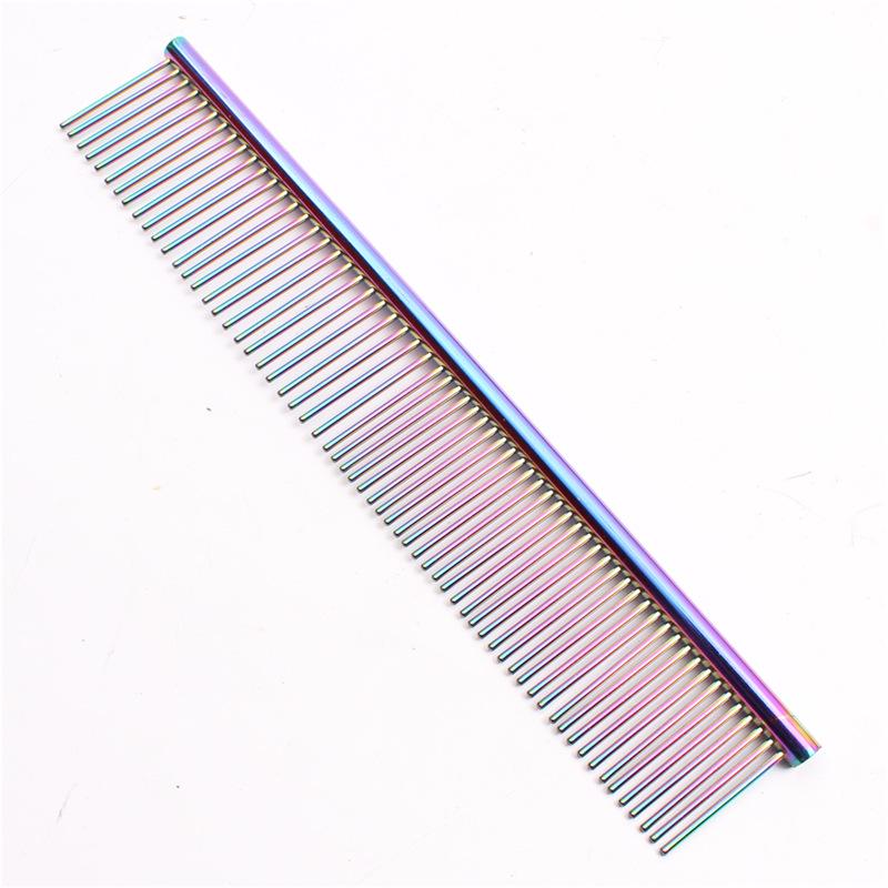 Teddy Dog Detangling Stainless Steel Comb for Grooming Large Dogs