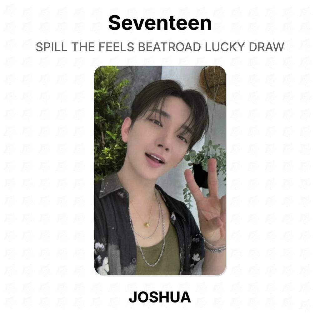 Seventeen SPILL THE FEELS BEATROAD LUCKY DRAW Official Photocard