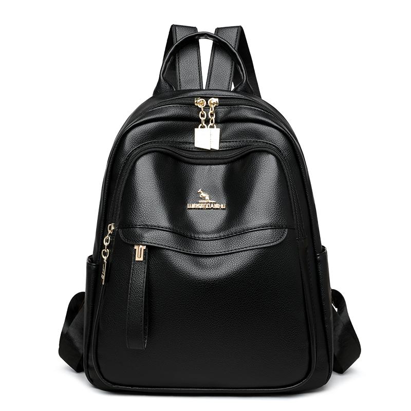 PU Backpack Women Large Capacity Travel Backpack