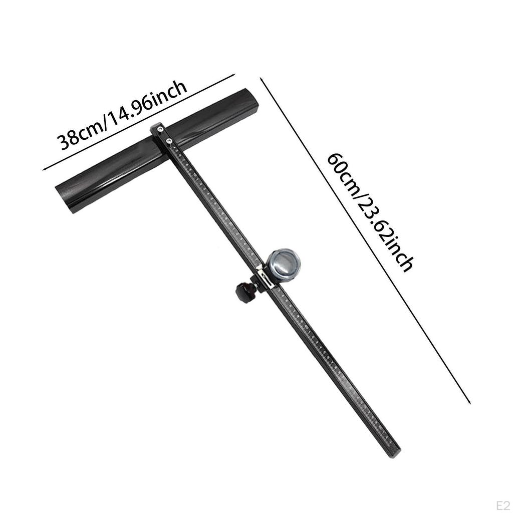 T Glass Cutter Versatile Tile Cutting Tool for Porcelain Brick Mirrors 60cm
