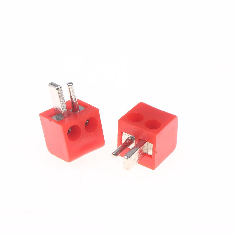 2/6 Stück Schraubklemmenblock-Steckverbinder 2-polig Din Hi-Fi-Lautsprecher-Stecker Steckverbinder Rot Schwarz Elektrogeräte-Stecker Steckverbinder