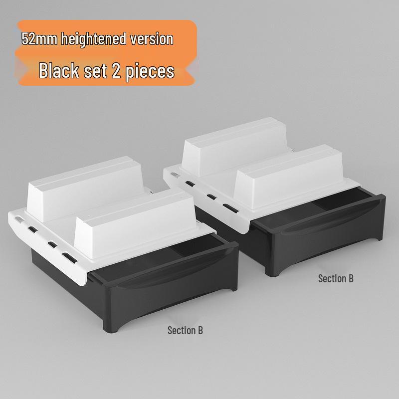 Hidden Under-Desk Adhesive Drawer for Workspace Organization